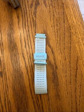 Solace Light Blue Breathable Replacement Wristband for Wearables